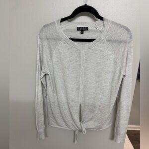 Poof! New York Light Gray Sweater